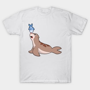 Seal with Fish T-Shirt